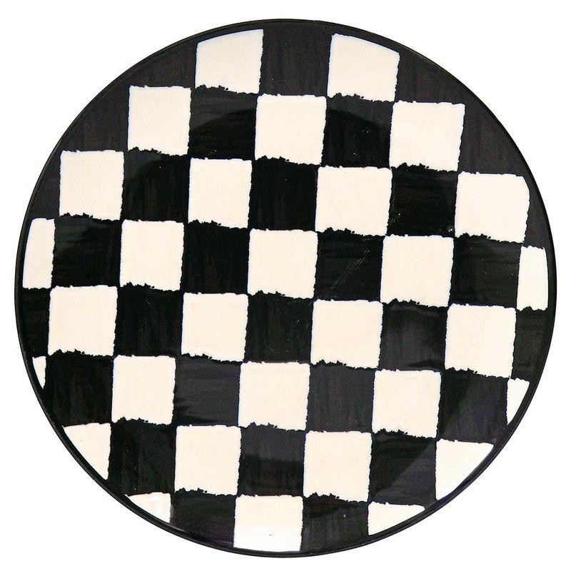 Jogo de 6 Pratos Rasos 26 cm Oxford Unni Damas em Oferta na Shopee