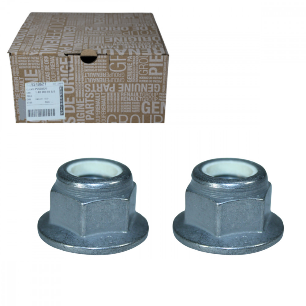 Par porcas do batente superior Renault Clio Sandero Logan Duster Kangoo em Oferta na Shopee