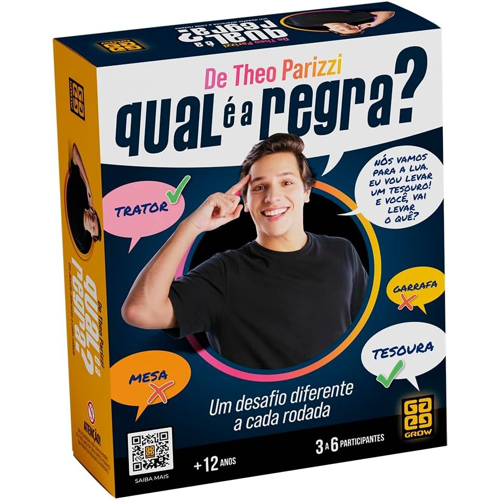 QUAL E A REGRA - DE THEO PARIZZI - GROW em Oferta na Shopee