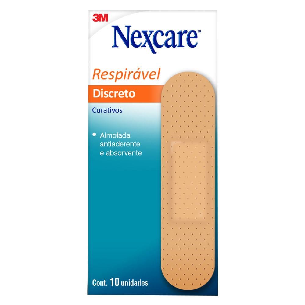 Curativo 3M Nexcare C/10 Adesivos Tradicionais Bege