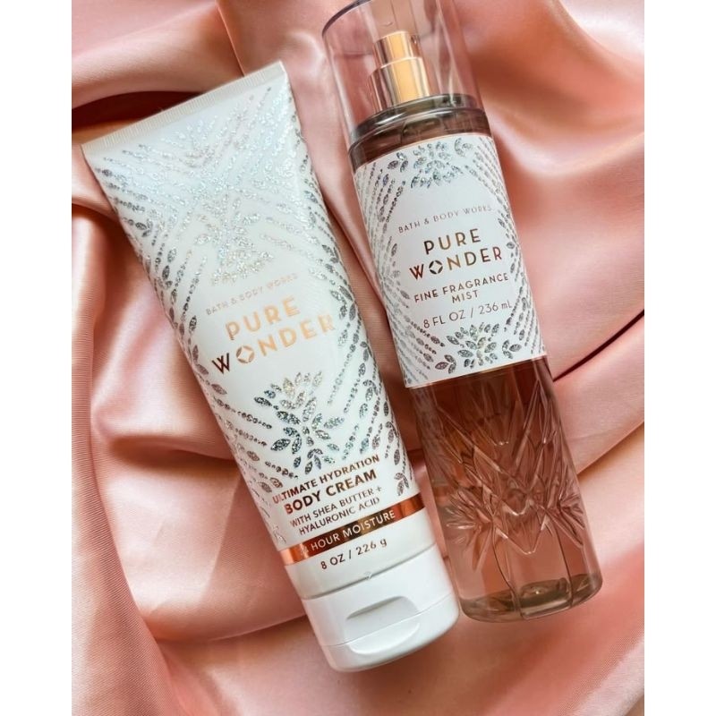 Bath & Body Works Pure Wonder - Loção Hidratante, Sabonete Líquido Corporal e Body Splash BBW | Original Importado