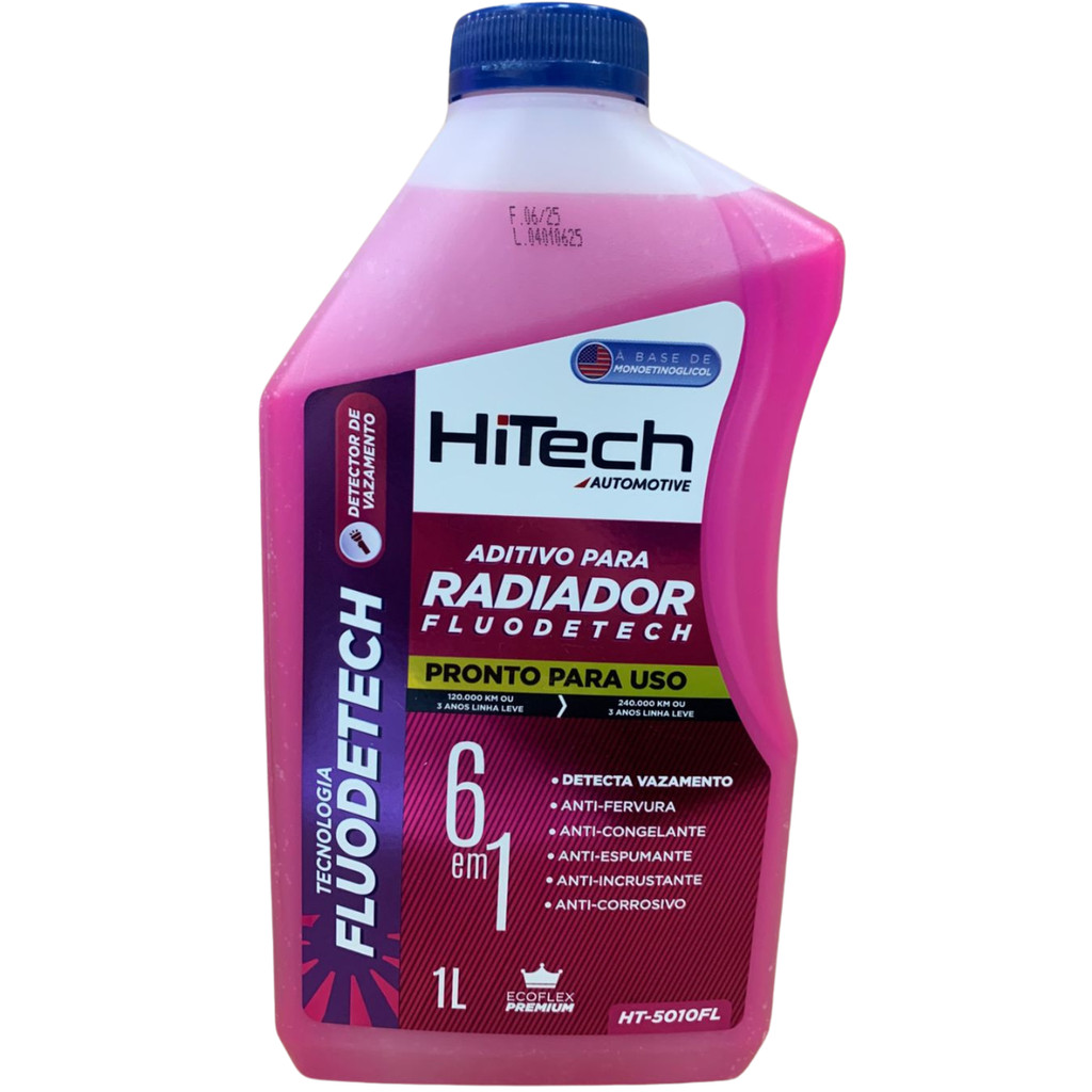Aditivo Para Radiador Pronto Para Uso Fluodetech - HT-5010FL em Oferta na Shopee