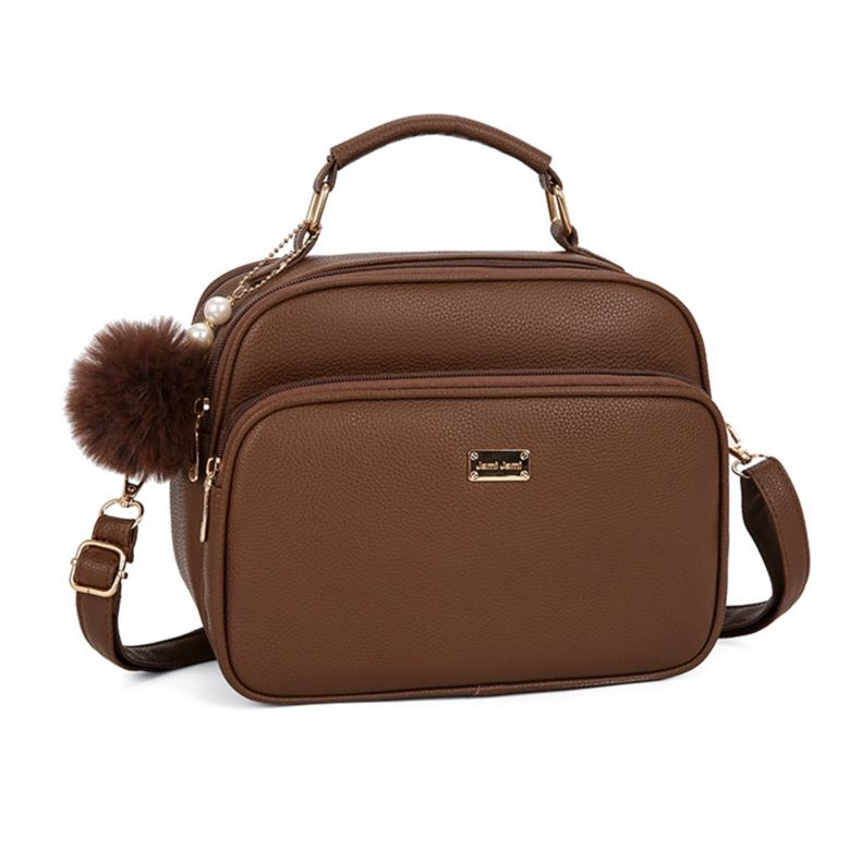 Bolsa Feminina Com Alça Lateral Transversal Faixa de Mão De Couro B737 VT em Oferta na Shopee