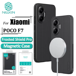 Nillkin Super Frosted Shield Pro Capa Magnética Para Xiaomi Poco F7 De Telefone Ultrafina Fosca TPU + Traseira PC
