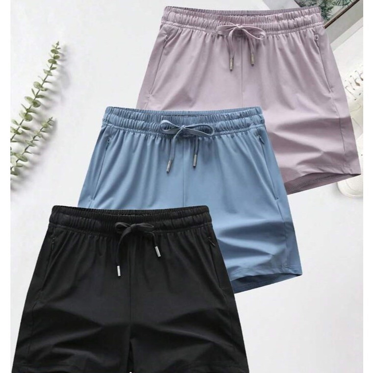 Shorts feminino de treino Dry Fit Para Academia esportivo casual Tecido Leve e Gelado em Oferta na Shopee