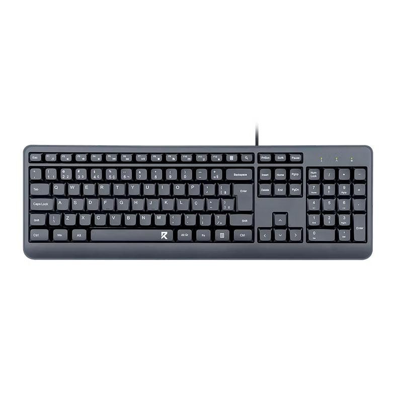 Teclado Membrana Redragon BK-7092, ABNT2, Preto, BK-7092-PT em Oferta na Shopee