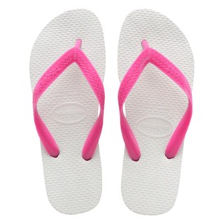 Chinelo Havaianas Tradicional - Branco e Rosa em Oferta na Shopee