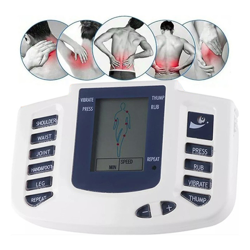 Aparelho De Fisioterapia Choque Massageador Muscular Alivio em Oferta na Shopee