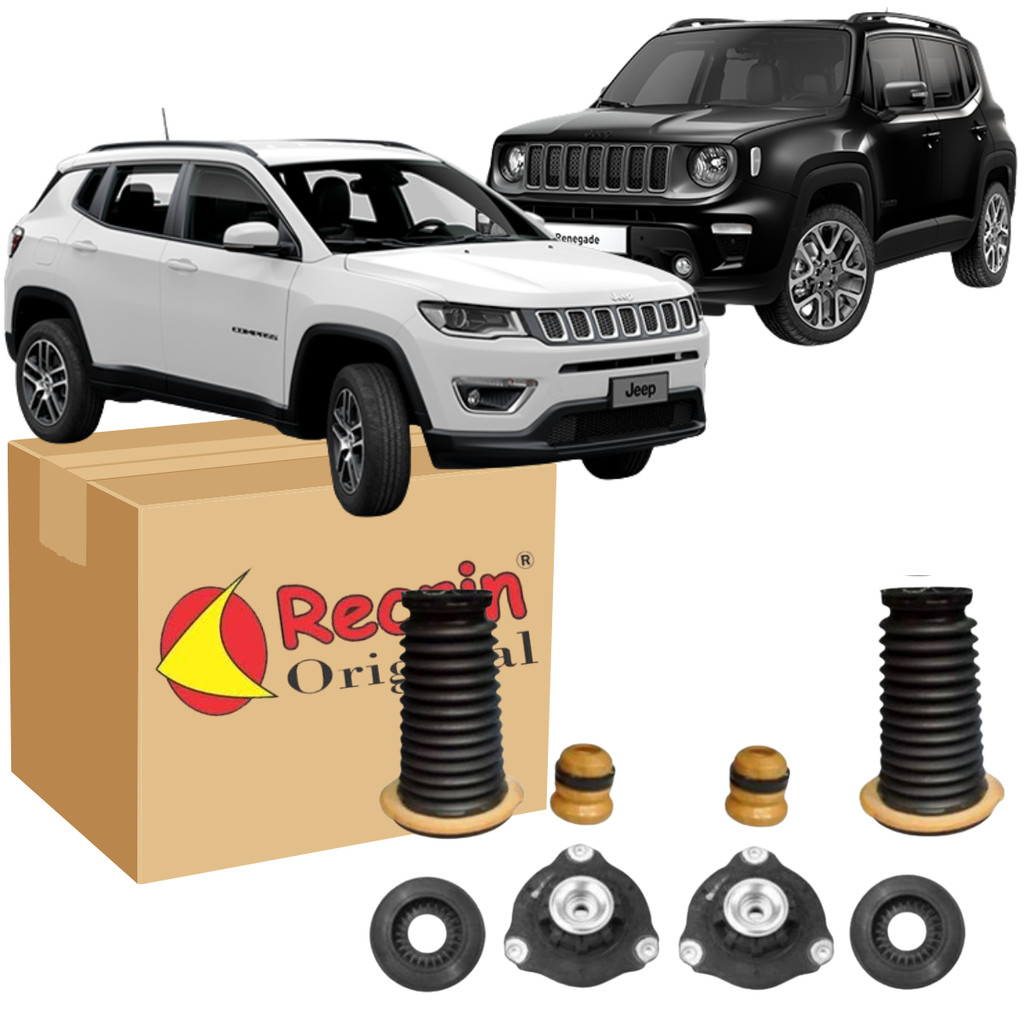 Kit Amortecedor Dianteiro Completo Jeep Compass Renegade 2016 a 2022