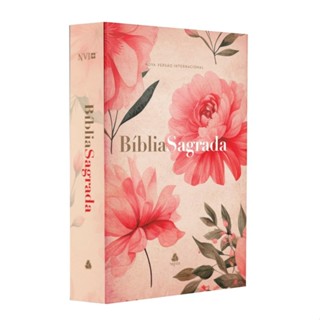 Bíblia Sagrada NVI | Compacta | Capa Dura | Rosa Flor em Oferta na Shopee