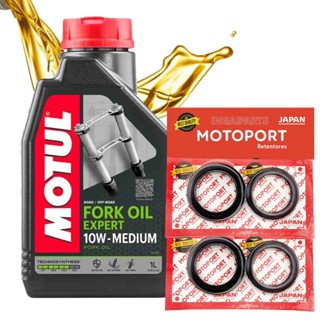 Kit Óleo da Bengala Mt 03 / Mt 07 / Mt 09 / Z750 / Z800 / Vulcan 650 Motul 10w + Retentores e Guarda Pó em Oferta na Shopee