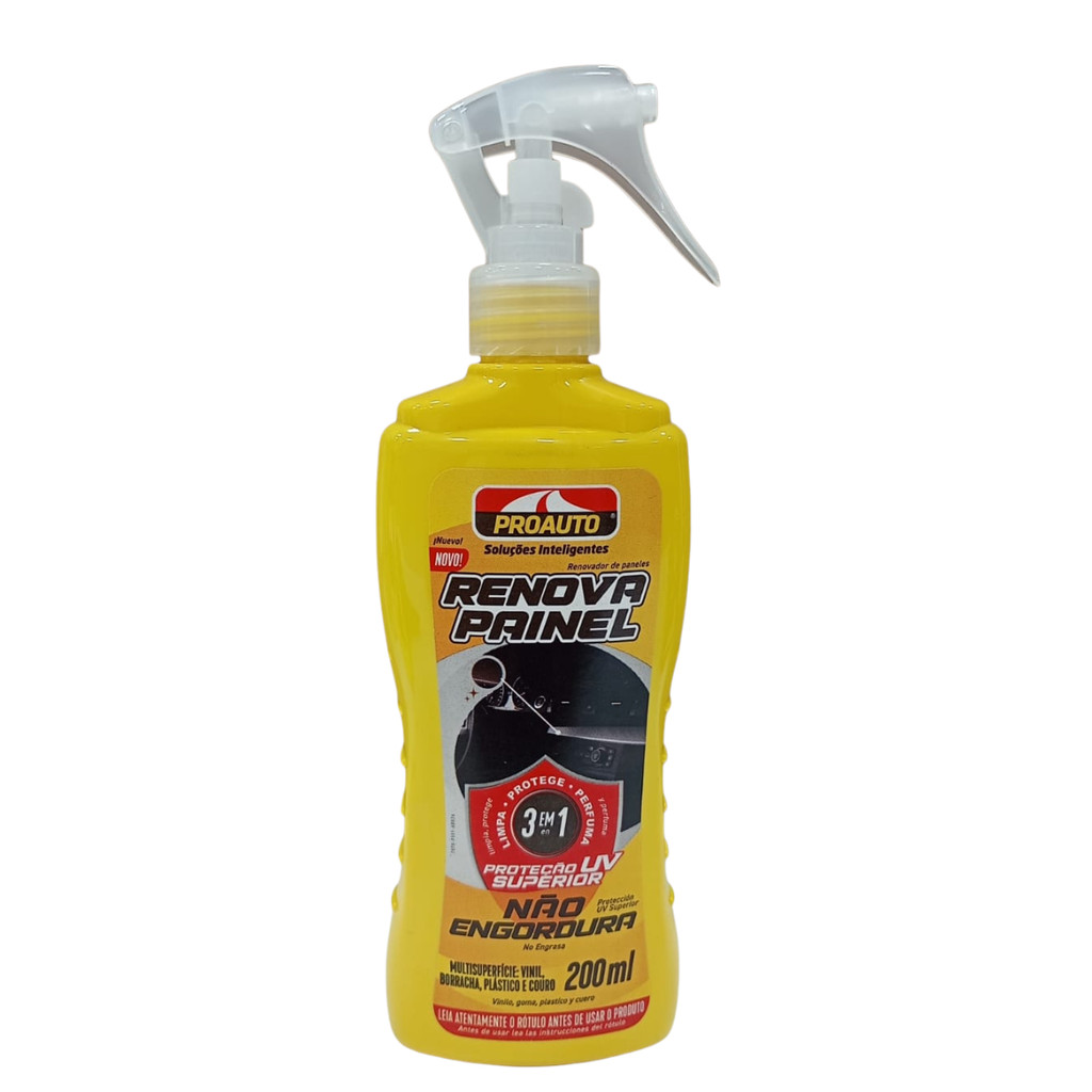 Protetor Renova Painel Proauto 200ml Impermeabiliza, Protege e Renova Superfícies com Brilho