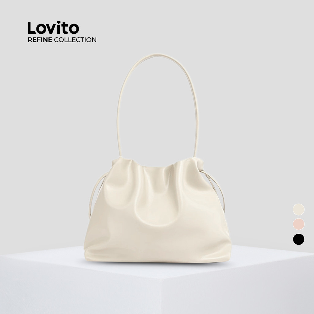 (Lovito Refine) Bolsa De Ombro Bolsa De Ombro Pequena Para Mulheres LFR13025 - Women Bags