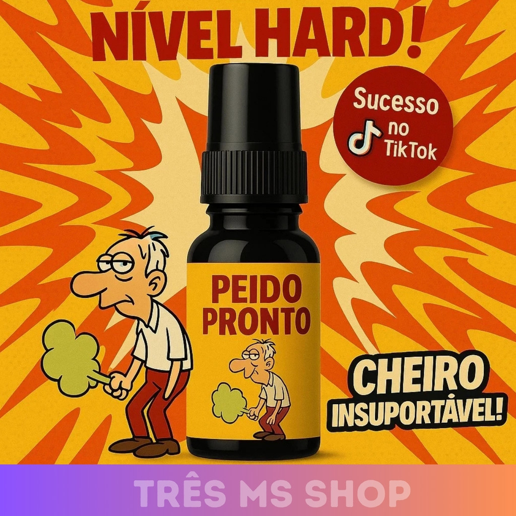 Spray Pum Alemão Pegadinha Viral TikTok Fedor Insano Peido