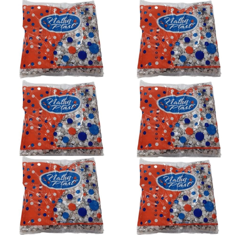 Kit De Carnaval Confetes Contém 6 Unidades 
 em Oferta na Shopee