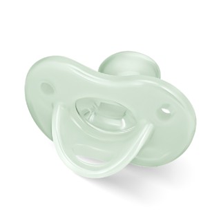 Chupeta Silicone Calming Brilha no Escuro 6m+ Neutra - Lillo em Oferta na Shopee