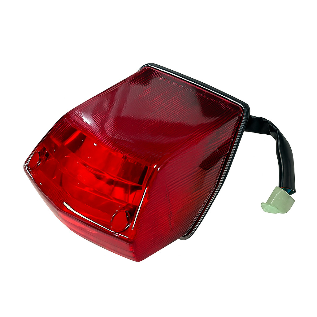 Lanterna Traseira XTZ 125 250 Lander Tenere 07 a 18 Vermelha c/ Chicote Plug e Lâmpada