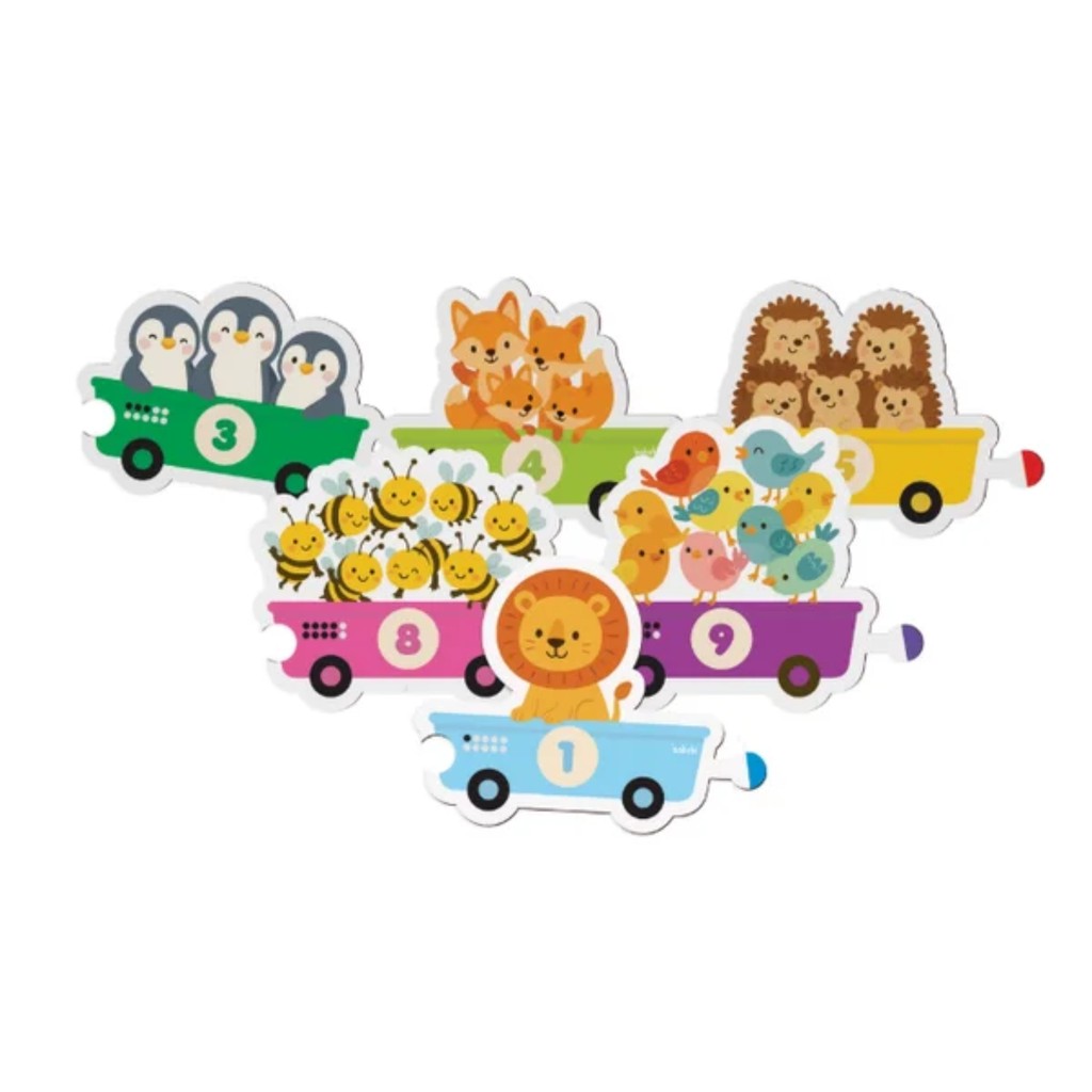 Detalhes do Brinquedo Infantil Trenzinho Conta Comigo Babebi Educativo Criança Presente Diversão Números