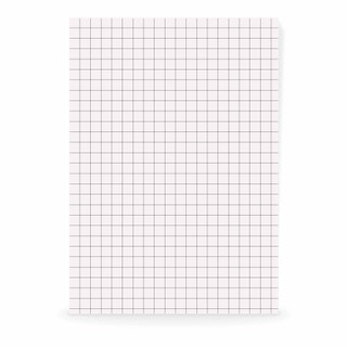 Bloco Notas Quadriculado Minimalista Destacável 90Fls 75g A5