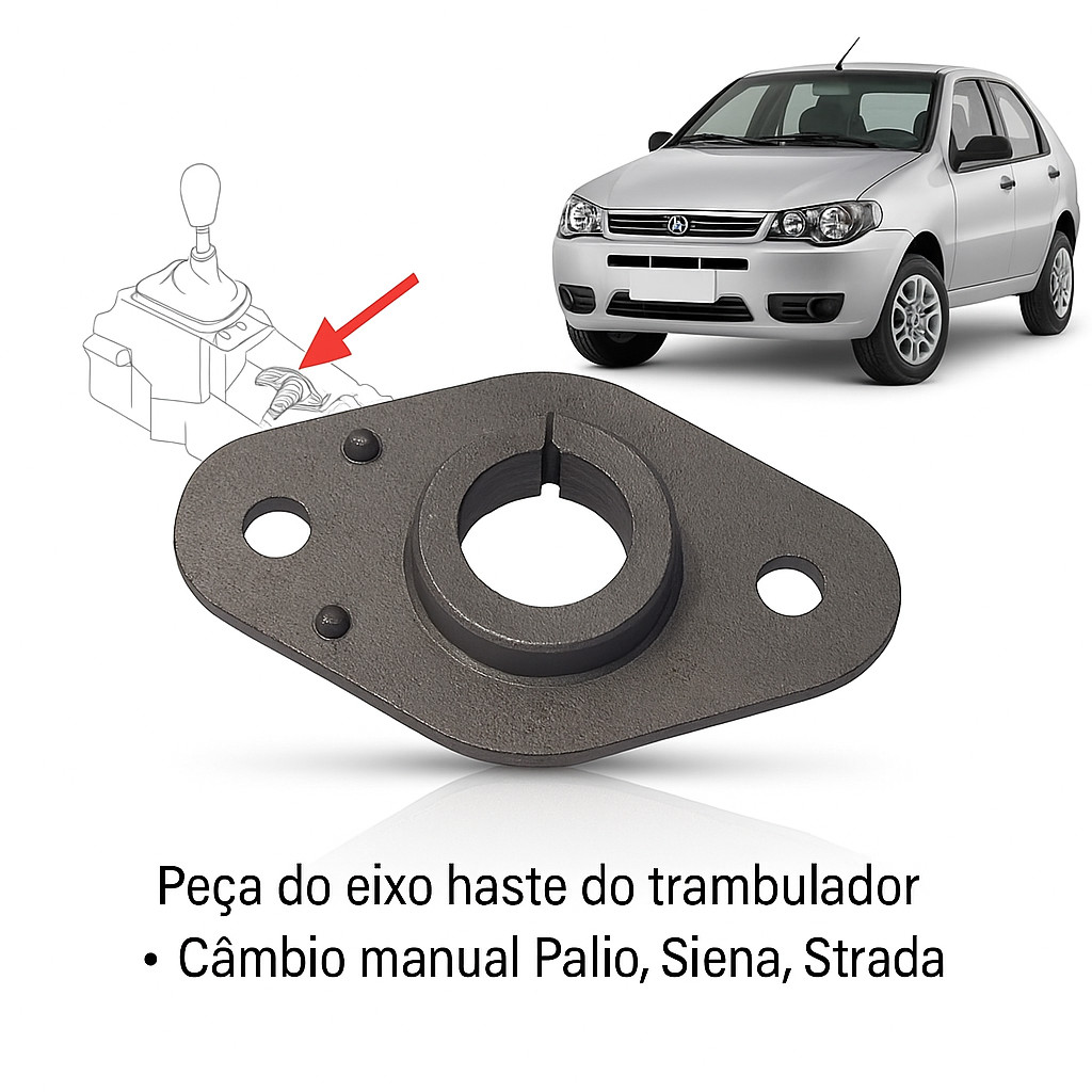 Flange do Eixo da Haste do Trambulador – Câmbio Manual Palio, Siena e Strada