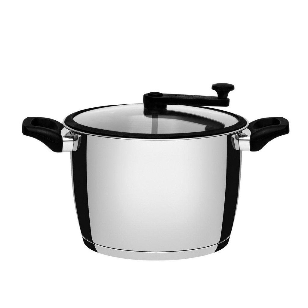 Pipoqueira Indução Tramontina 5,6L Aço Inox Fundo Triplo Allegra em Oferta na Shopee