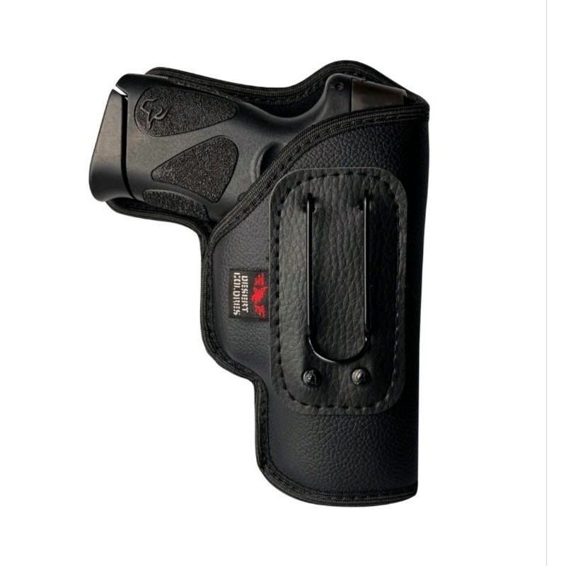 Coldre Velado PREMIUM P/ Bersa 9mm BP9CC, G11, G2c, C11, G3c, PT640,PT838c,TH9c Em Neoprene E Couro P.U Desert Coldres