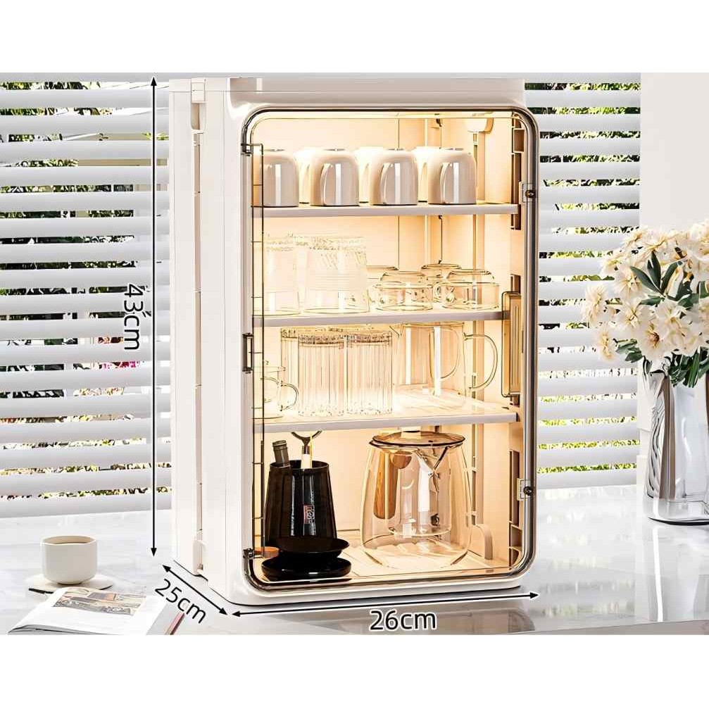 Rack de armazenamento multiuso para copo maquiagem caixa de armazenamento em Oferta na Shopee
