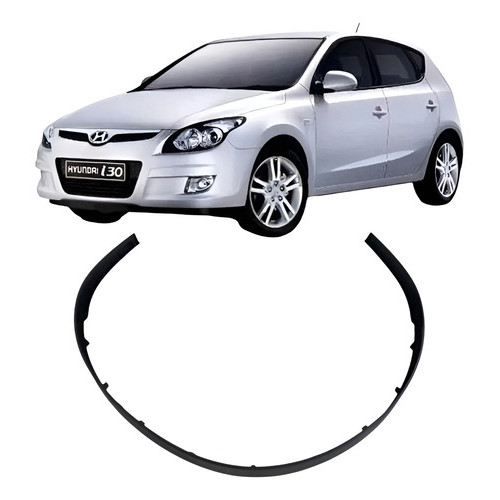 Acabamento Inferior Parachoque Dianteiro Hyundai I30 09/11!
