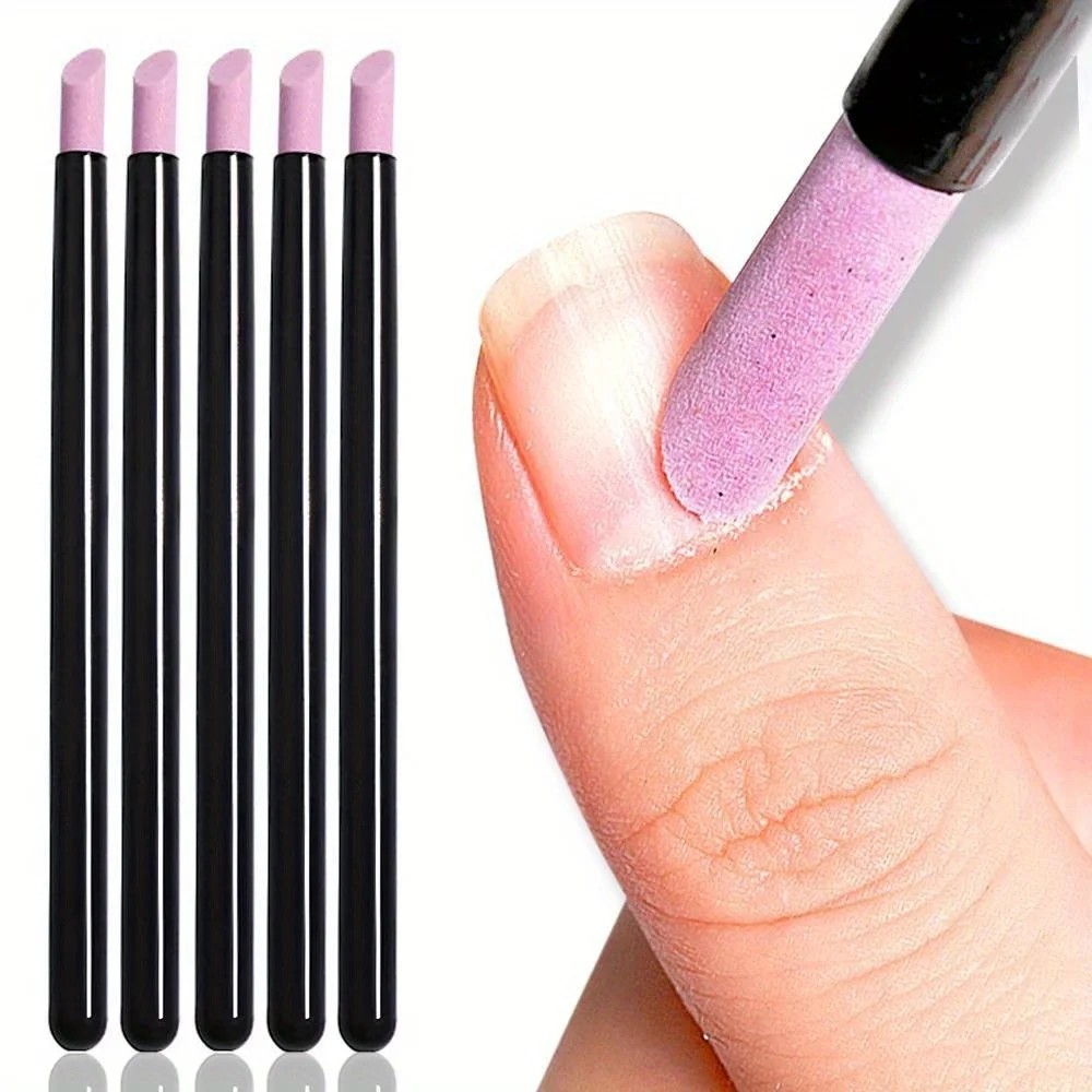 1/5 Pçs Quartzo Caneta De Moagem De Pele Do Prego Removedor De Cutícula Aparador Morta Unha Polonês Manicure Vara Arquiv