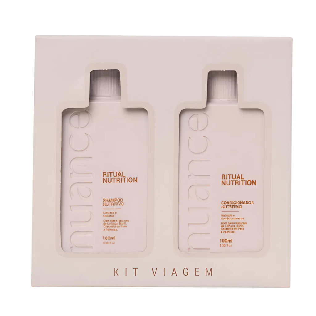 Box Viagem Ritual Nutrition Hair Care 100ml - Kit 2 peças em Oferta na Shopee