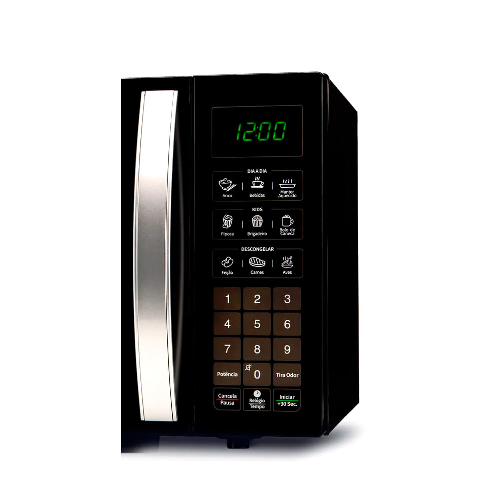Detalhes do Micro-ondas Mo-02-34-b 1400w Mondial Preto 220v/60hz