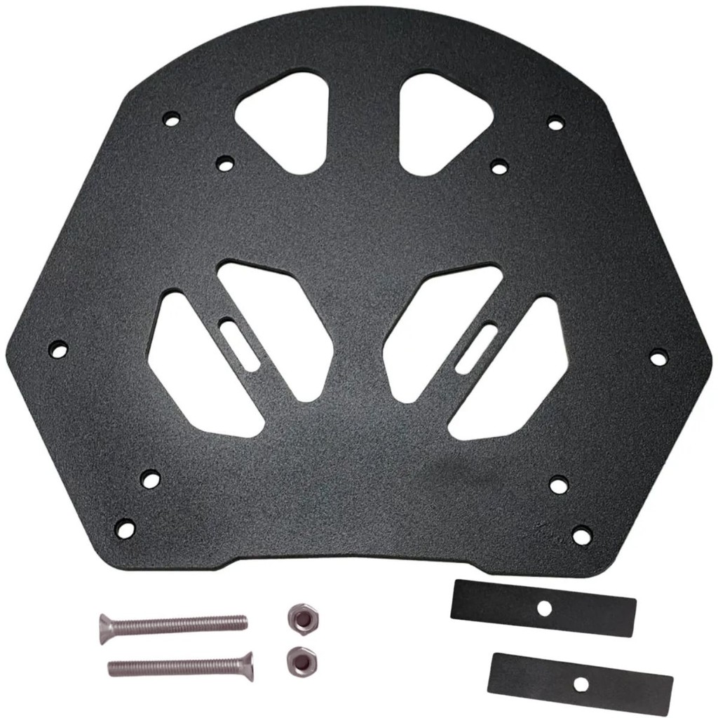 Chapa Para Fixação Base Medalhão Givi Suporte M5 M5m Preto