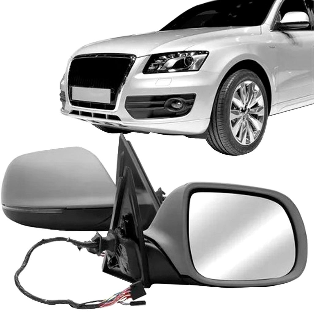 Retrovisor Audi Q5 09 10 11 12 13 14 15 16 Elétrico Térmico Retratil Com Pisca Sensor Ponto Cego