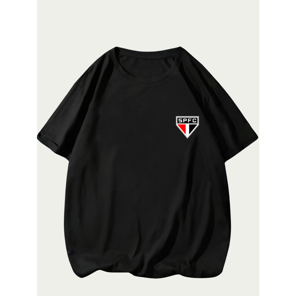 Camiseta Time De Futebol Blusa Feminina Unissex Casual Moda Confort Manga Curta