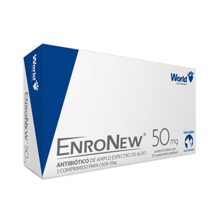 EnroNew World 50mg para Cães e Gatos de até 10kg - 10 Comp em Oferta na Shopee