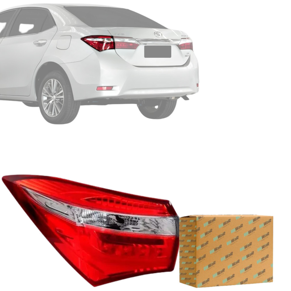 Lanterna Traseira Esquerdo Corolla 2014 2015 2016 2017 Canto C/LED