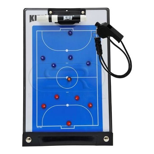 Prancheta Tática Magnética Futebol Salão Kief Futsal + Apito