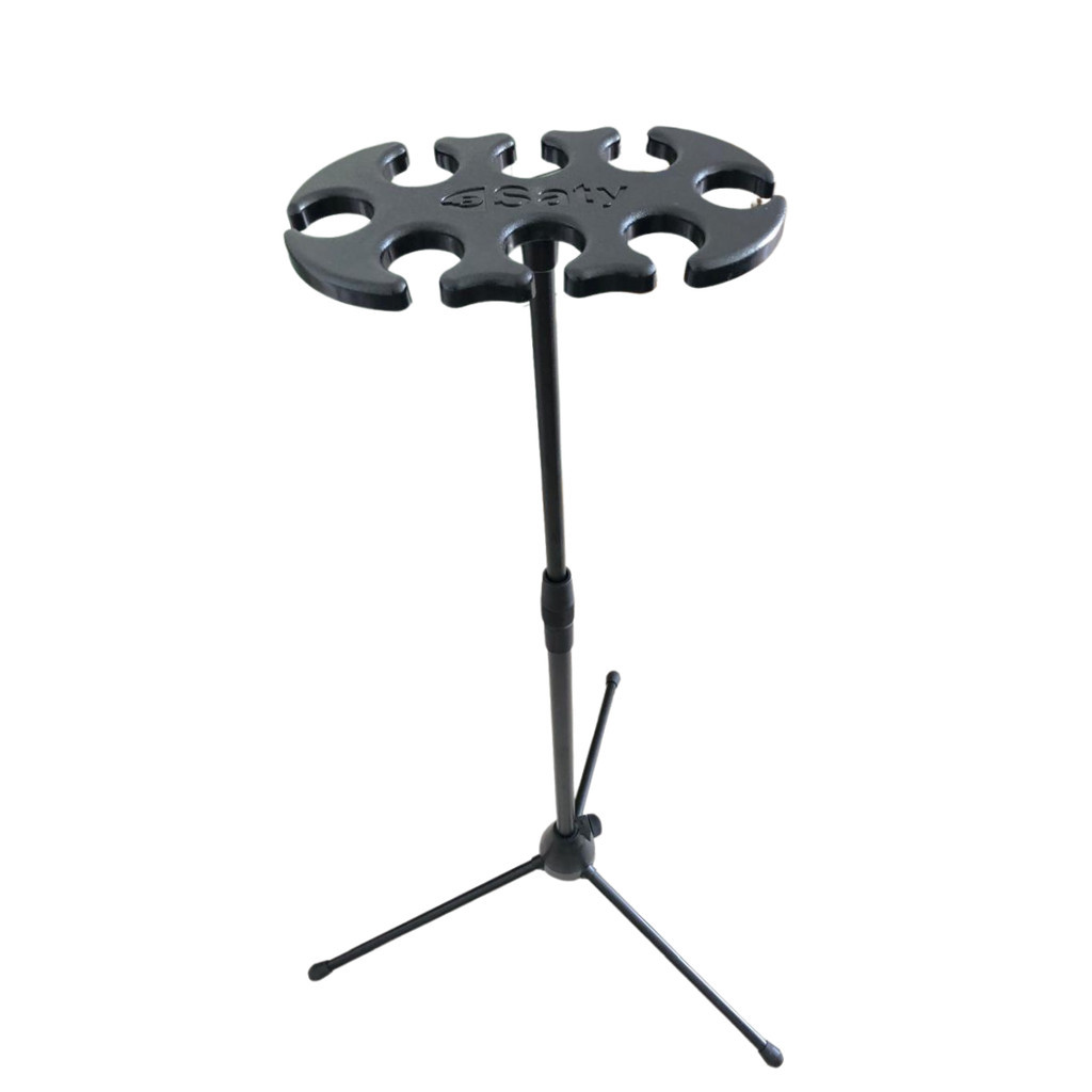 Suporte 8 Microfones com ou sem fio para descanso igreja