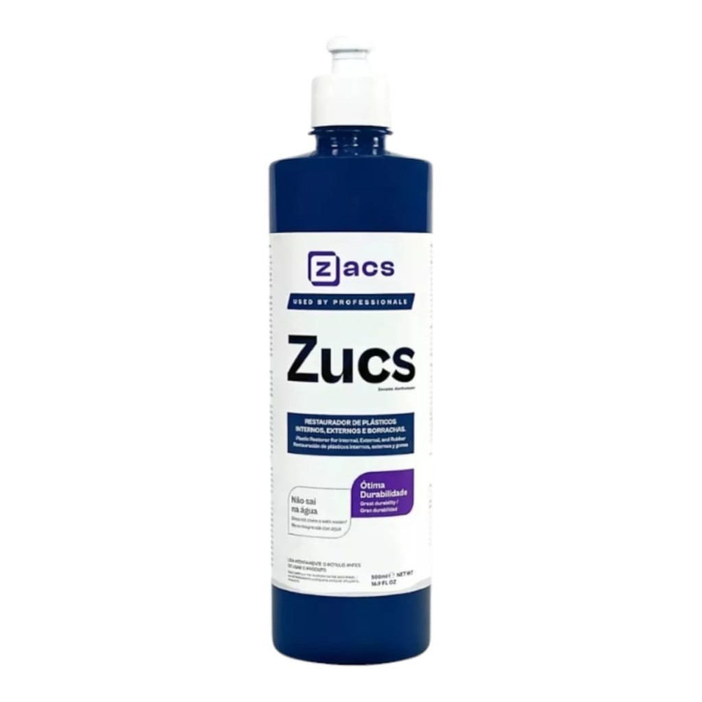 Zucs Restaurador De Plástico Interno Externo Zacs 500ml