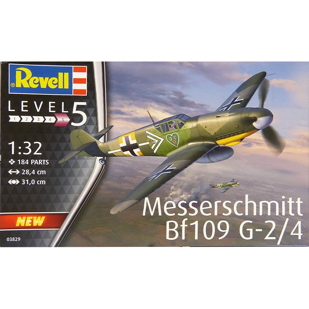 Avião Messerschmitt Bf-109 G-2/4 Kit Revell 1/32