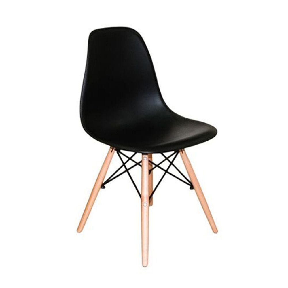 Cadeira Charles Eames Abs Preta Cadeira Wood Dkr Eiffel