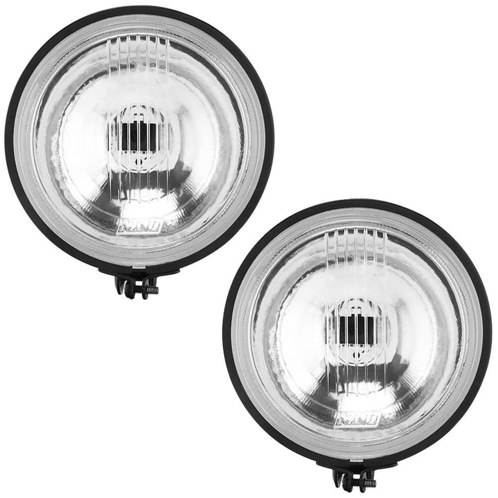 Par Farol De Milha H3 Redondo 110mm F-58 Nino em Oferta na Shopee