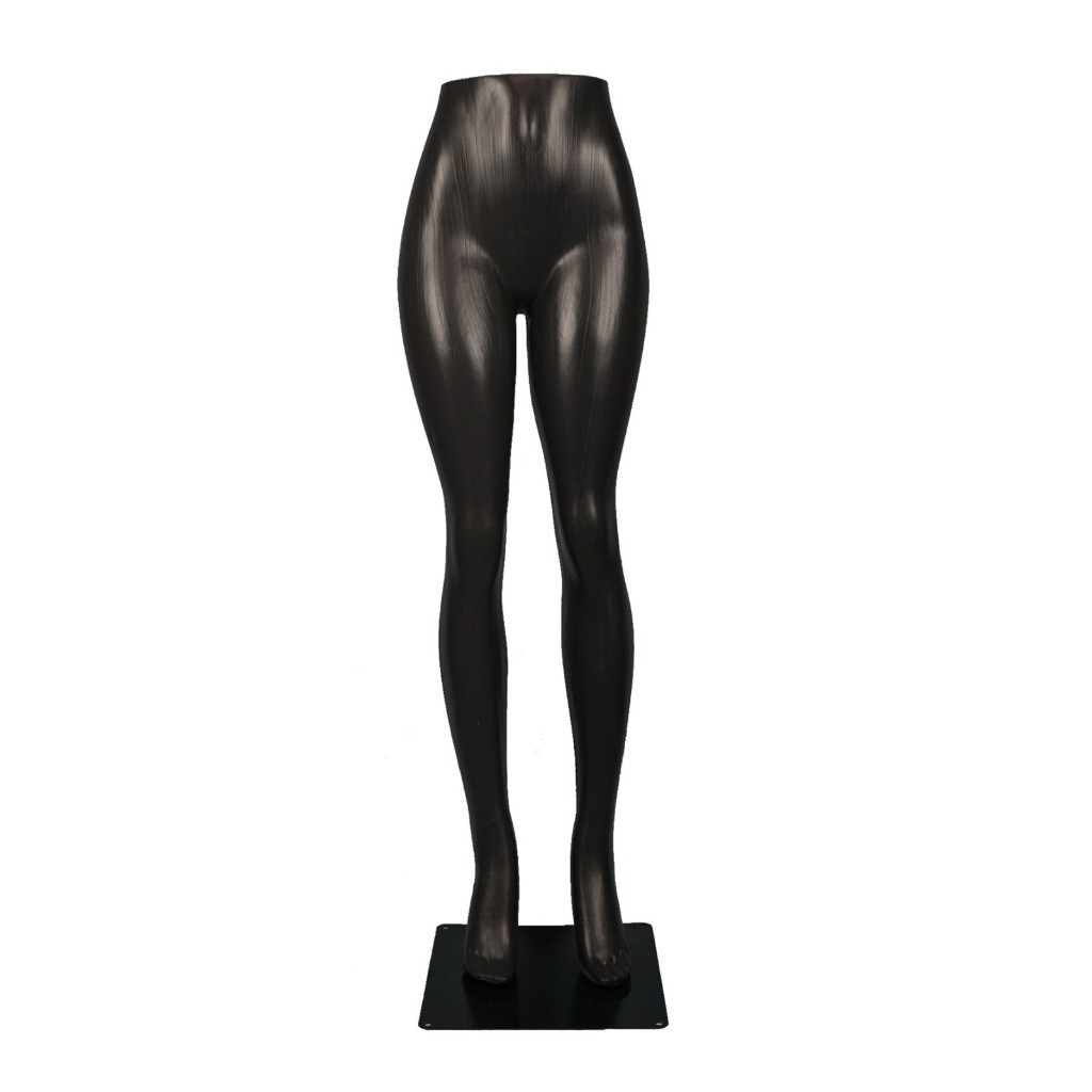 Expositor de Calça Feminina Reta Manequim Preto com Base em Oferta na Shopee