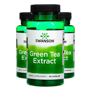 Kit 3x Extrato de Chá Verde 500mg Swanson 60 Caps Importado /Made in Usa em Oferta na Shopee