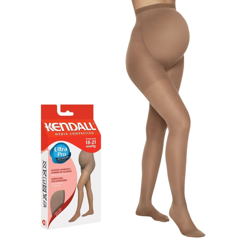 Meia Calça Kendall Média Compressão Gestante - Health