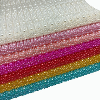 Manta de Pérola Termocolante Tira de 1cm x 40cm | 5 Unidades/Fileiras/Tiras em Oferta na Shopee