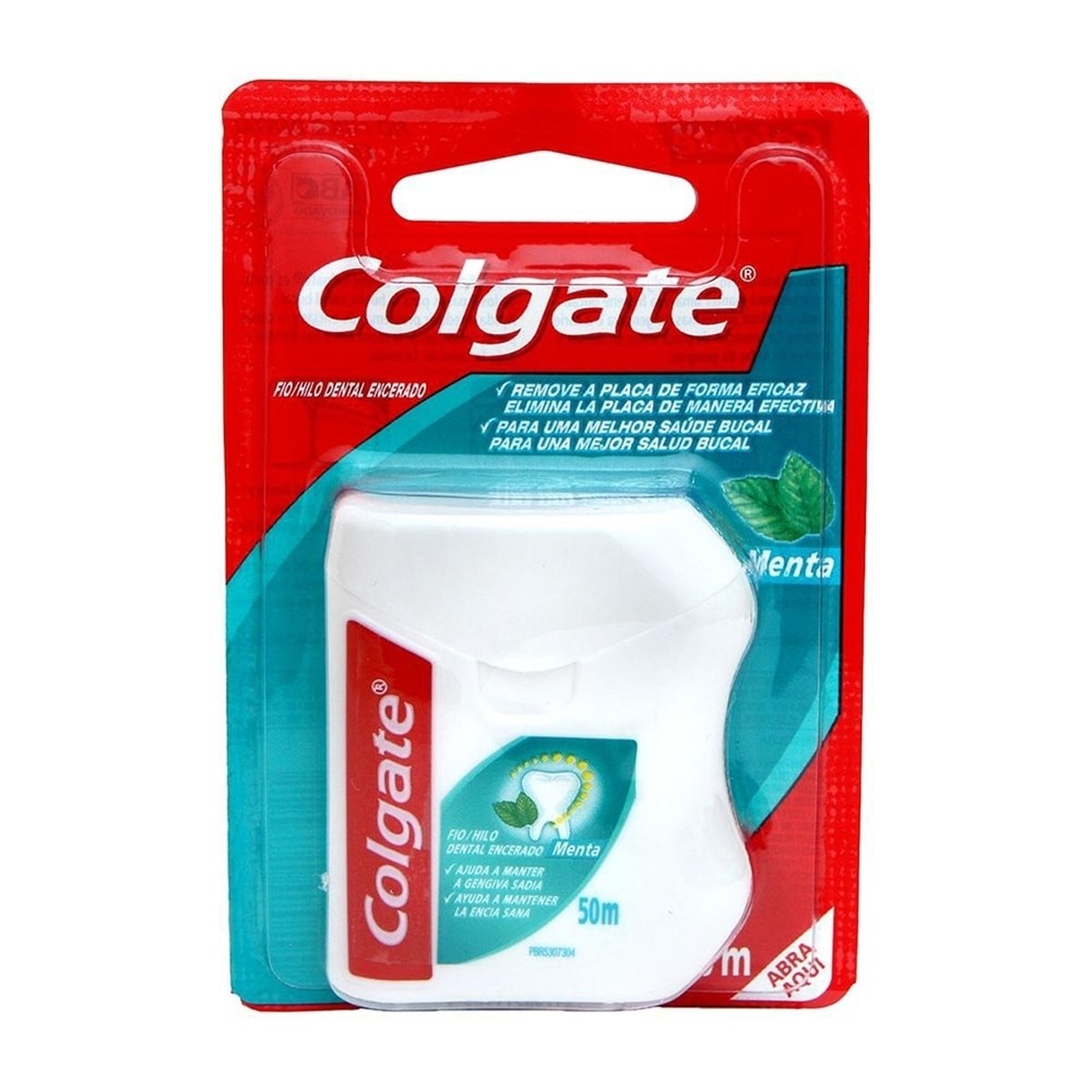Fio Dental Colgate Menta 50m em Oferta na Shopee