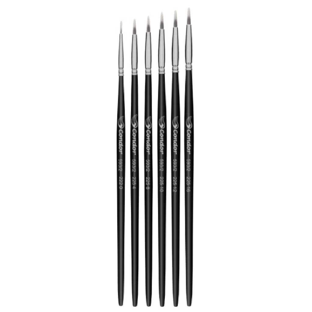 Conjunto Pincel  BAUER superficie RUSTICA CONDOR 593-2