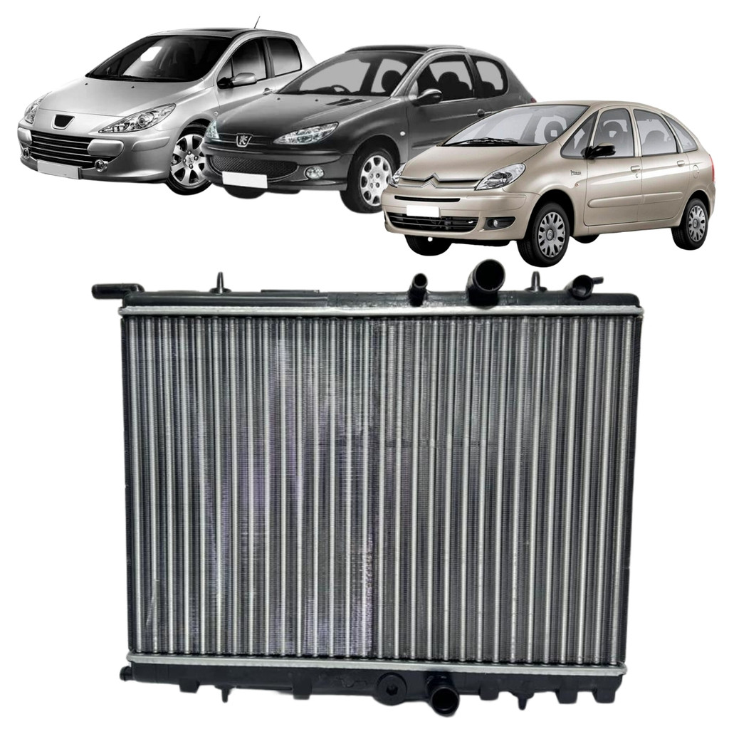 Radiador  Peugeot 206 207 307 Partner Citroen Picasso 1999 2002 2005 2007 2010 2013 2016