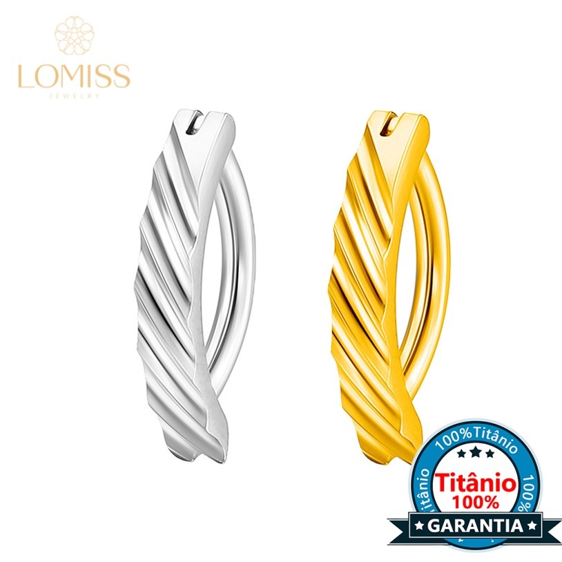 LOMISS Piercing Argola Para Delicado Umbigo Titânio Detalhes - Fashion Accessories